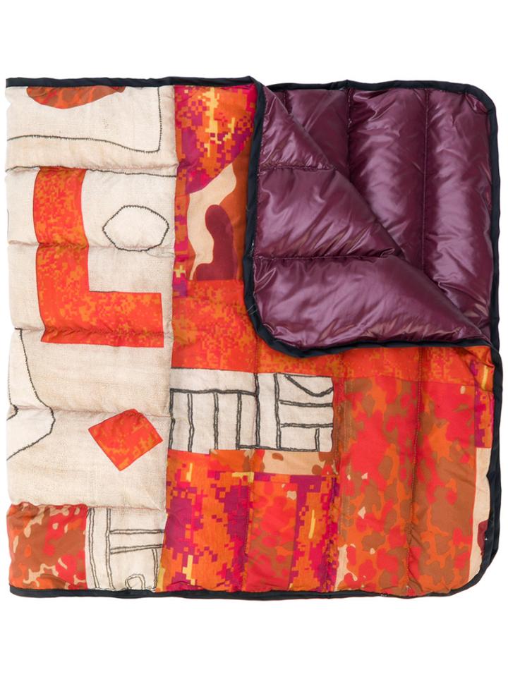 Herno Printed Padded Scarf - Multicolour