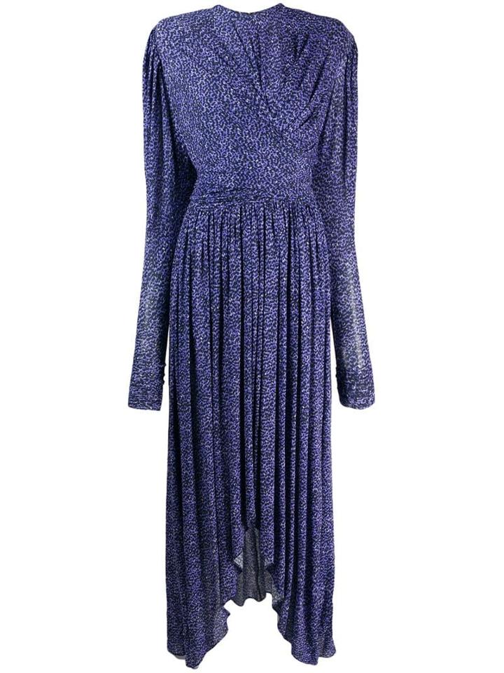 Isabel Marant Jucienne Printed Dress - Blue