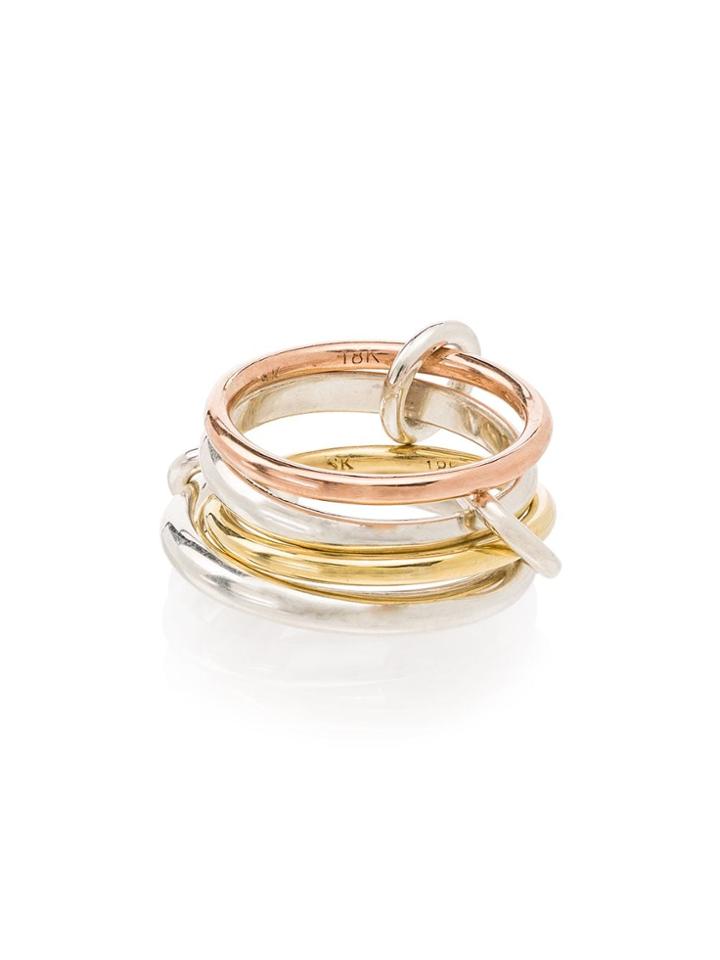 Spinelli Kilcollin Silver Hayacinth Four-link Ring - Metallic