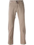 Jacob Cohen Regular Fit Trousers - Brown