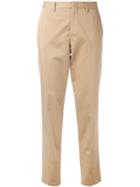 Pt01 - Cropped Trousers - Women - Cotton/spandex/elastane - 48, Nude/neutrals, Cotton/spandex/elastane