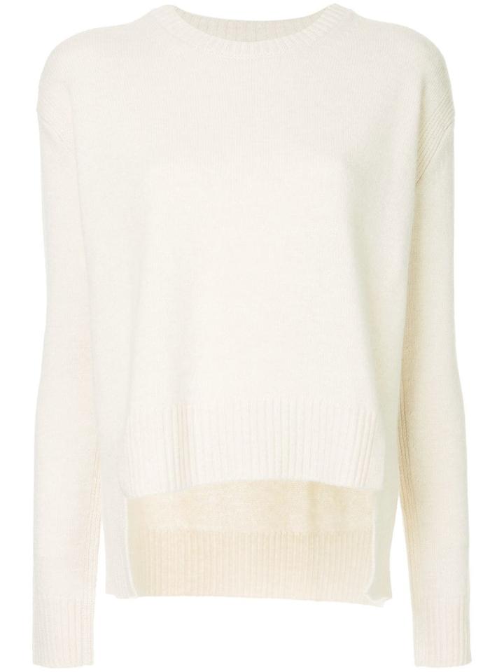 Rosetta Getty Asymmetric Hem Jumper - White