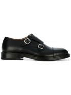Cenere Gb Buckled Monk Shoes - Black