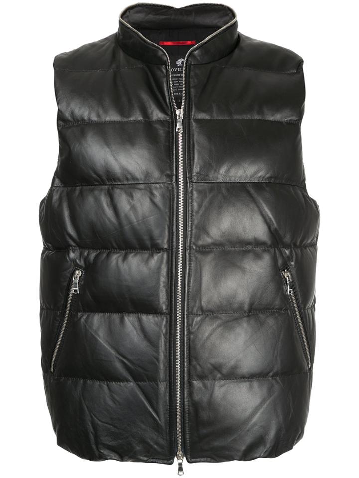 Loveless Padded Gilet - Black