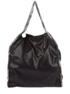 Stella Mccartney Big 'falabella' Tote, Women's, Black, Fabric