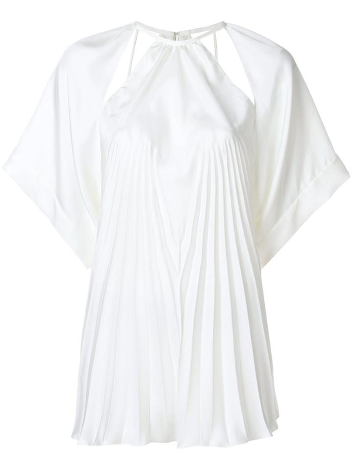 Maison Margiela Cut Out Pleat Detail Top - White
