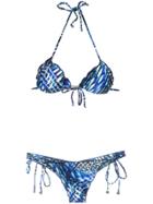 Lygia & Nanny Zaira Printed Bikini Set - Blue