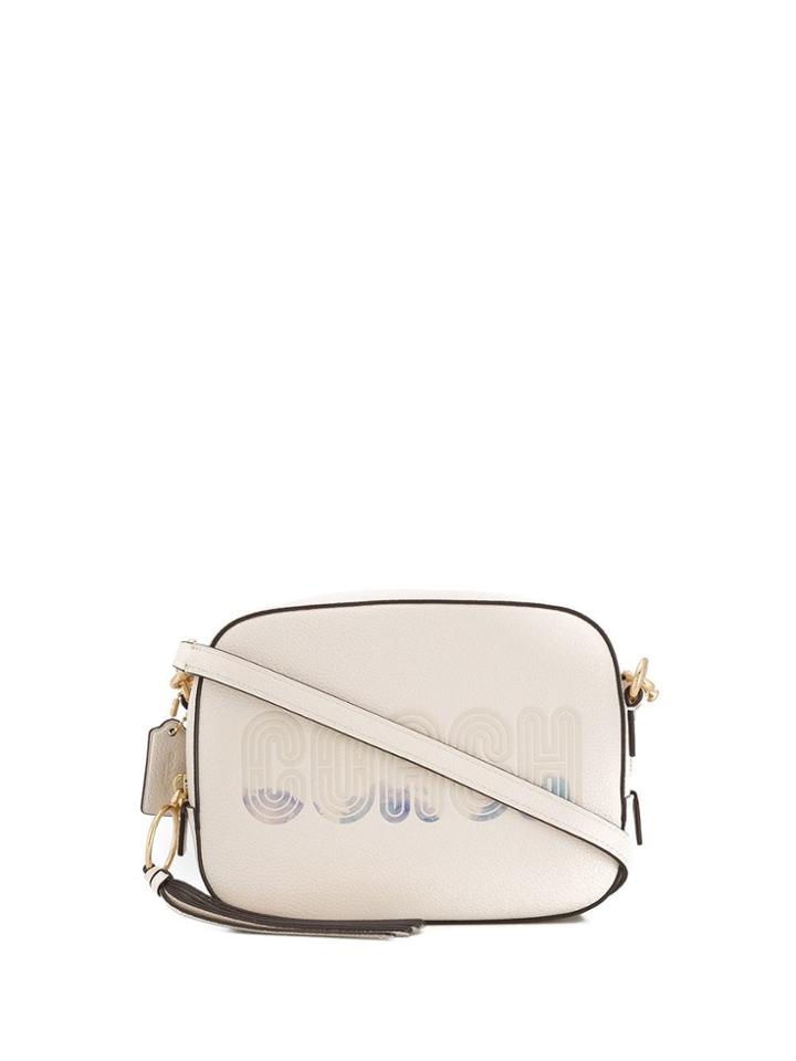 Coach Logo Print Camera Bag - Neutrals