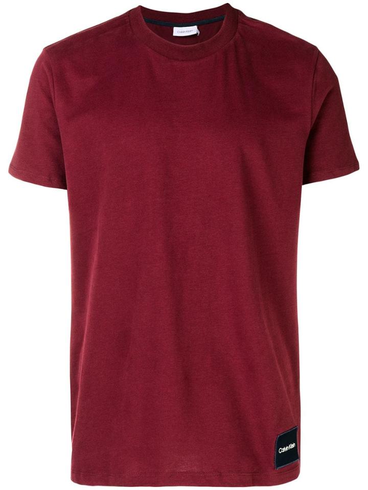 Calvin Klein Logo Patch T-shirt - Purple