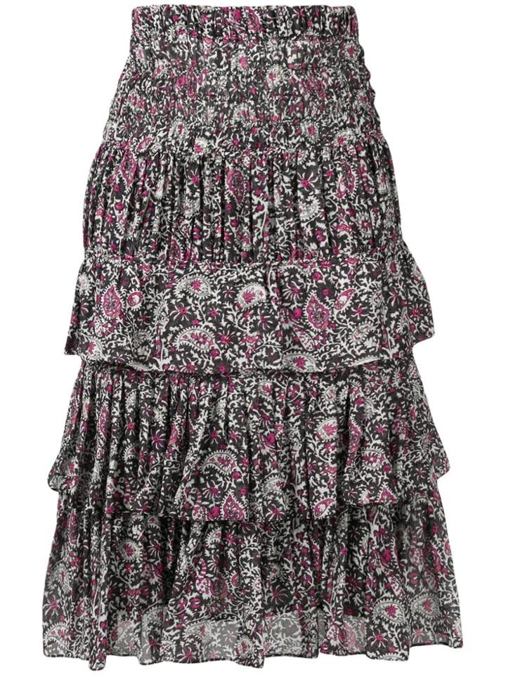 Isabel Marant Nouk Ruffled Skirt - Black