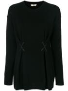 Fendi Cashmere Round Neck Sweater - Black