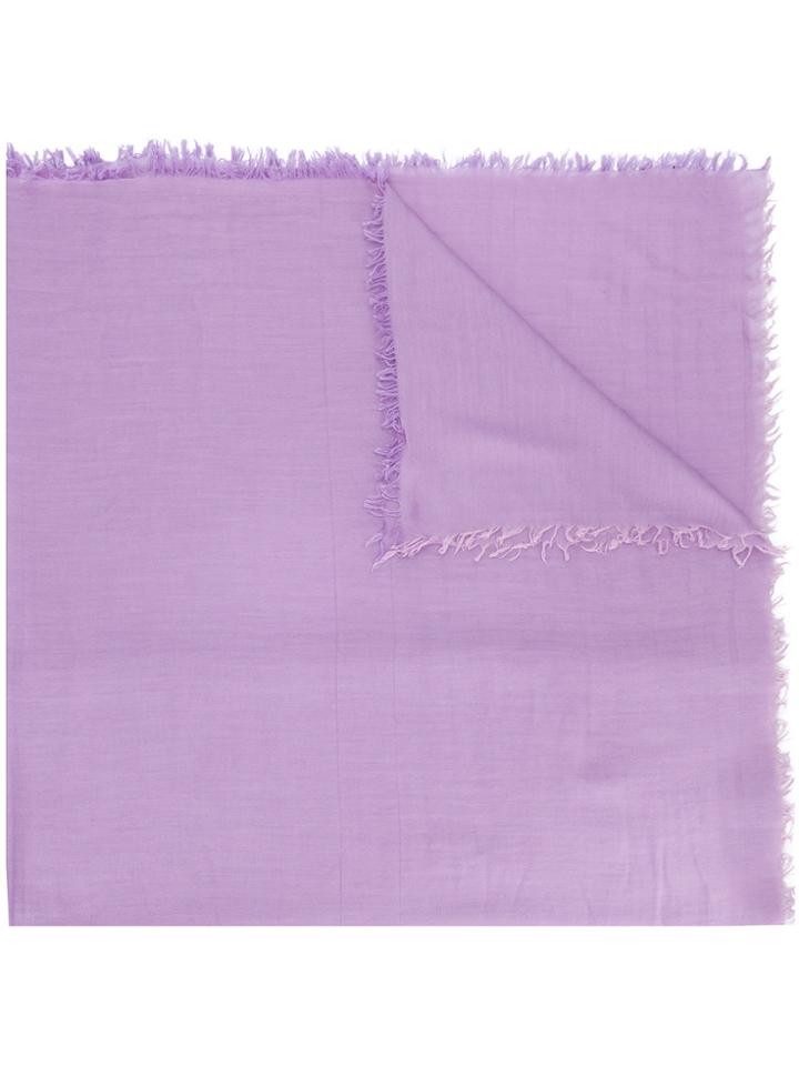 Haider Ackermann Fringed Scarf - Pink & Purple