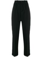 Woolrich Turn-up Hem Cropped Trousers - Black