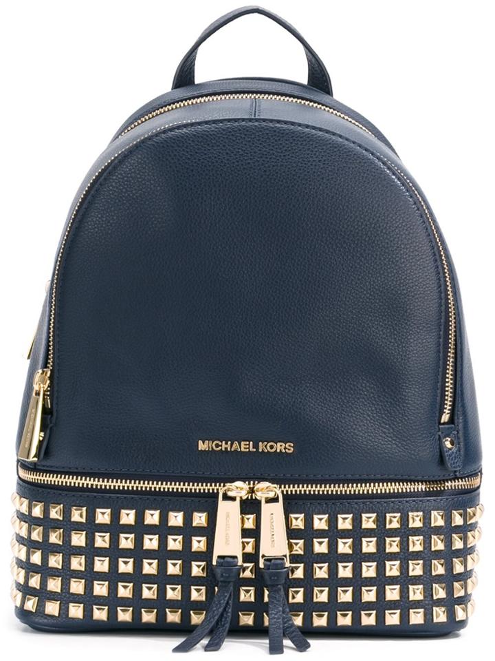 Michael Michael Kors Small 'rhea' Backpack - Blue