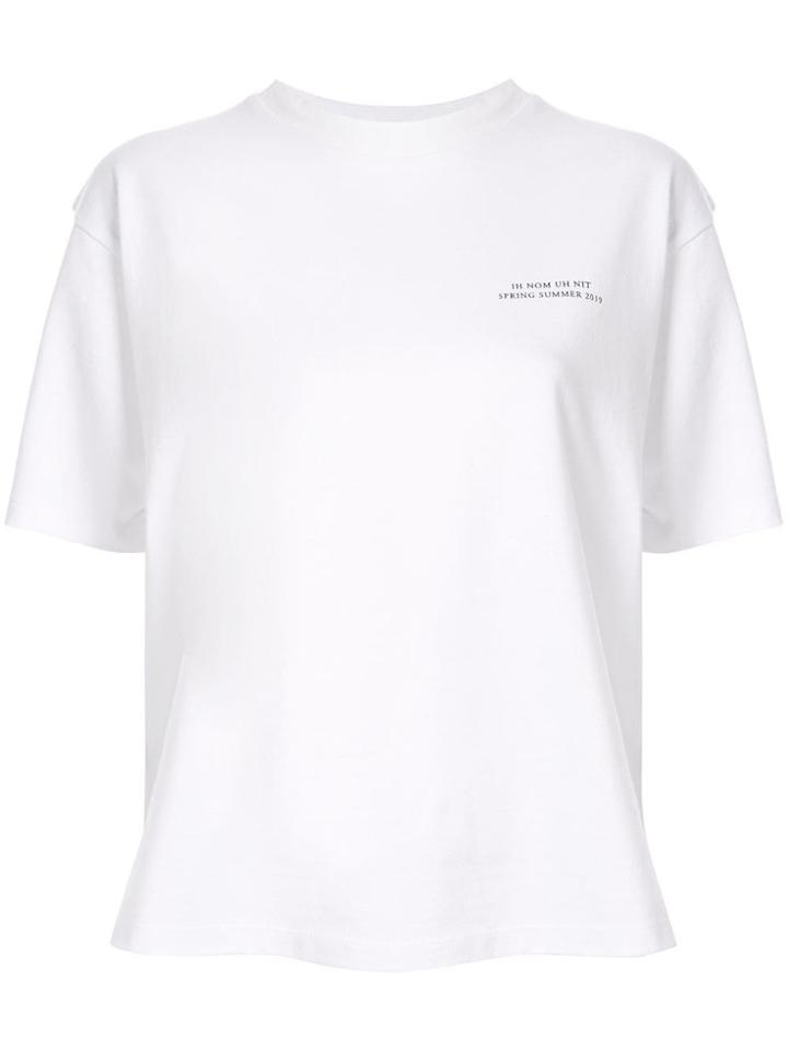 Ih Nom Uh Nit Naked Astronaut Print T-shirt - White