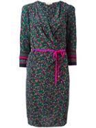 Vanessa Bruno Floral Print Wrap Dress, Women's, Size: 38, Green, Silk/viscose