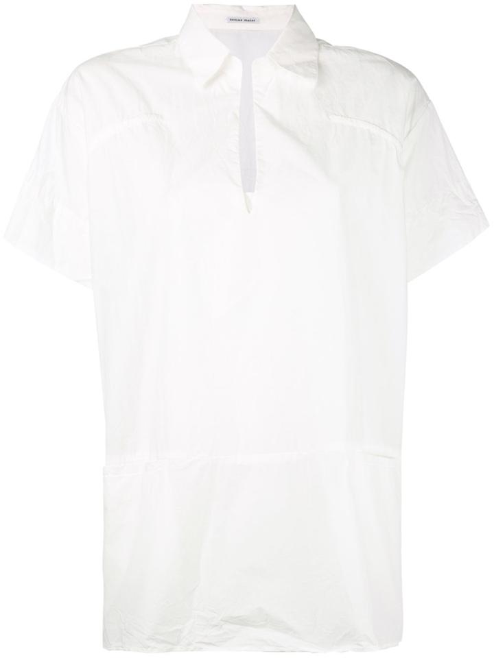 Tomas Maier Lace-up Blouse - White