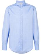 Brunello Cucinelli - Classic Plain Shirt - Men - Cotton - S, Blue, Cotton