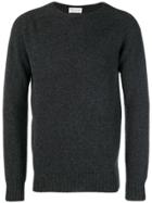 Officine Generale Wool Crew Neck Sweater - Grey