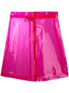 Brashy - Transparent High-shine Skirt - Women - Pvc - Xs, Pink/purple, Pvc