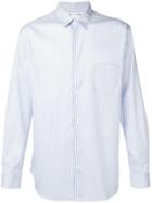Comme Des Garçons Shirt Striped Formal Shirt - Blue