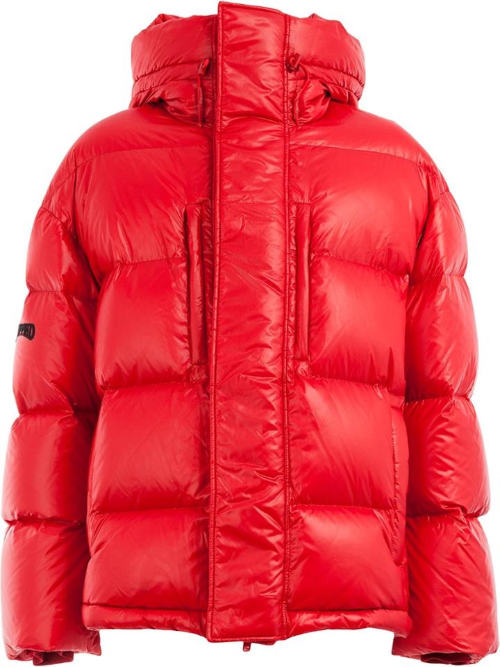Juun.j Juun.j Jc8x39h626 Red Polyester/polyester/goose Down/feather