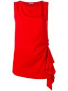 P.a.r.o.s.h. Draped Detail Top - Red