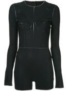 Maison Margiela Long-sleeve Fitted Bodysuit - Black