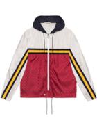 Gucci Nylon Jacket With Guccy - White