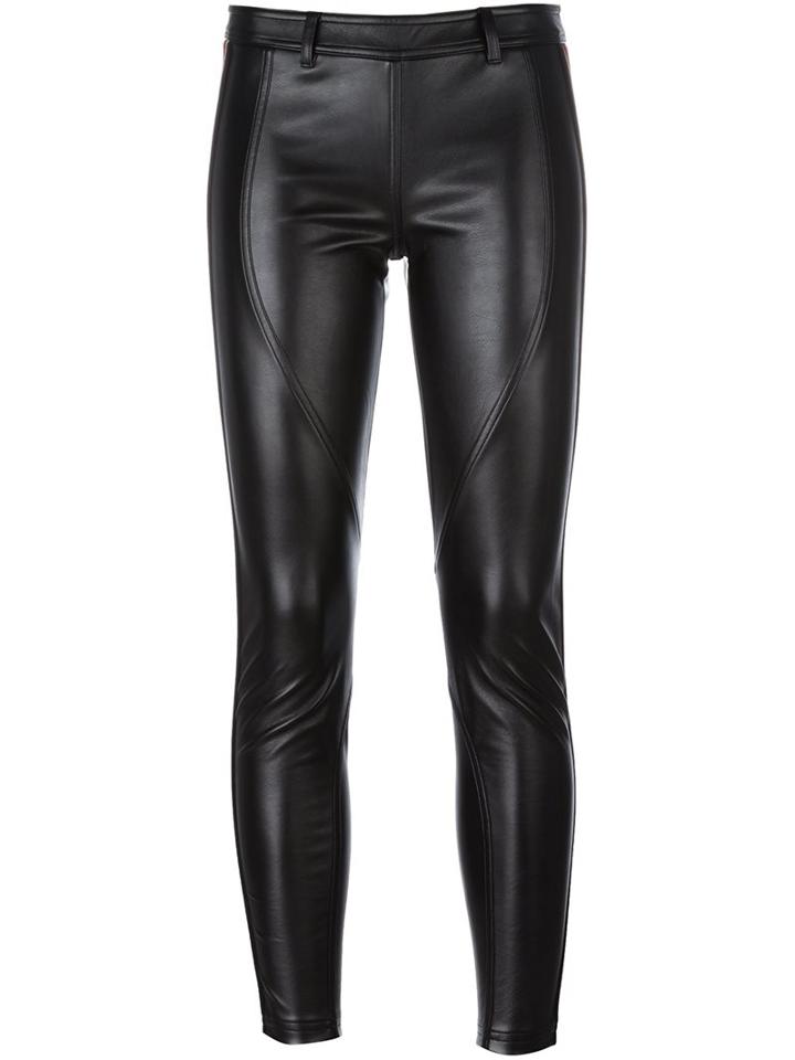 Faith Connexion Super Skinny Cropped Trousers, Women's, Size: 38, Black, Polyurethane/polyester