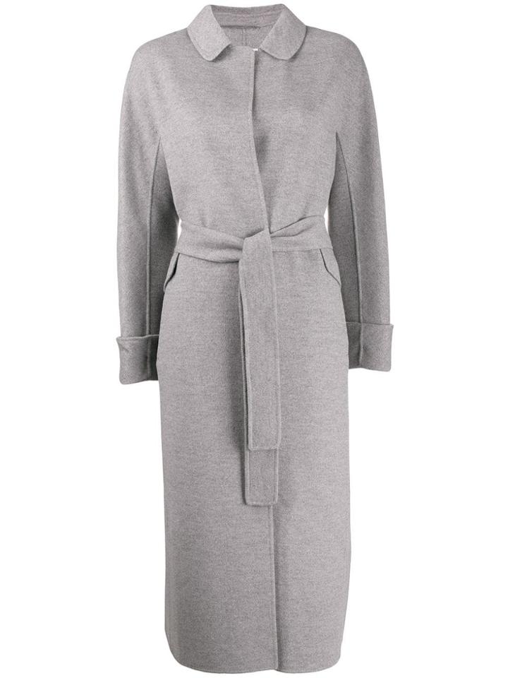 's Max Mara Doraci Wrap Coat - Grey