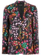 Etro Printed Single-breasted Blazer - Black