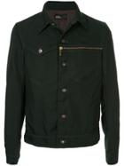 Kolor Zip-detail Denim Jacket - Green