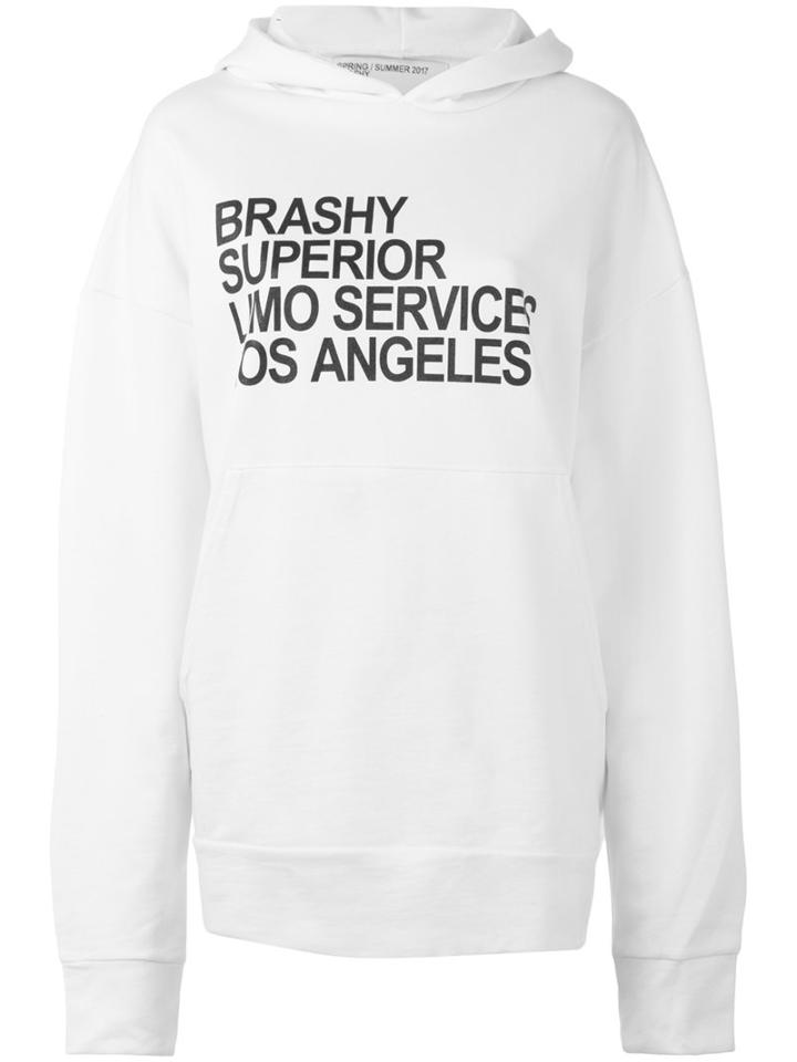 Brashy - Brashy Hoodie - Women - Cotton - Xs, White, Cotton