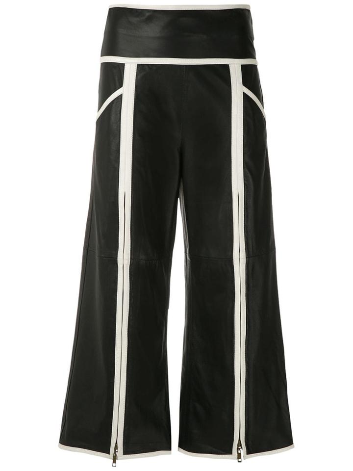 Andrea Bogosian Leather Culottes - Multicolour