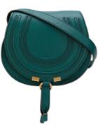 Chloé - Mini Marcie Tassel Bag - Women - Cotton/calf Leather - One Size, Green, Cotton/calf Leather
