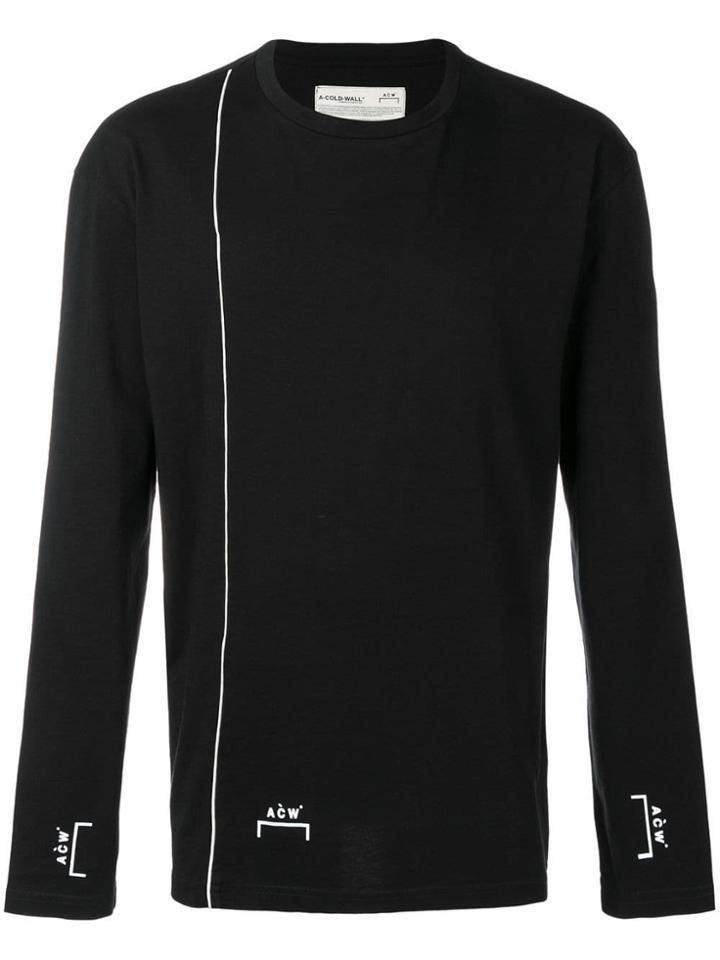 A-cold-wall* Logo Longsleeved Top - Black