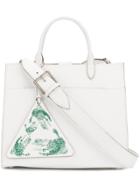 Maison Margiela Luggage Tag Tote - White