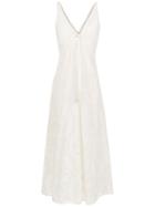 Alcaçuz Long Lace Dress - White
