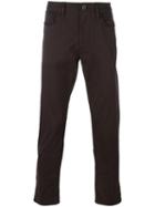 Armani Jeans Five Pocket Chinos, Men's, Size: 40, Brown, Cotton/spandex/elastane