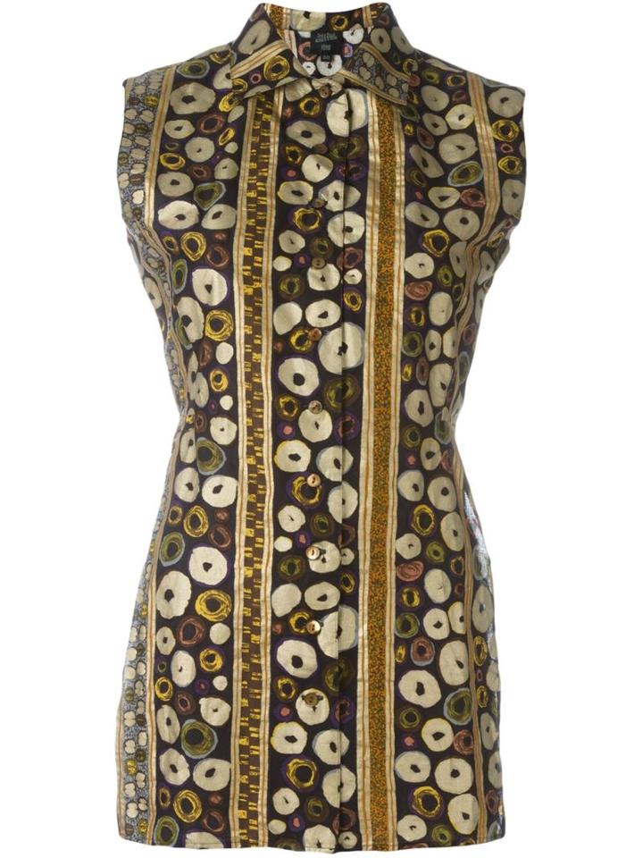Jean Paul Gaultier Vintage Printed Sleeveless Shirt