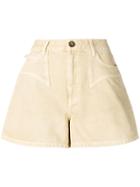Nanushka Rasa Flare Shorts - Neutrals