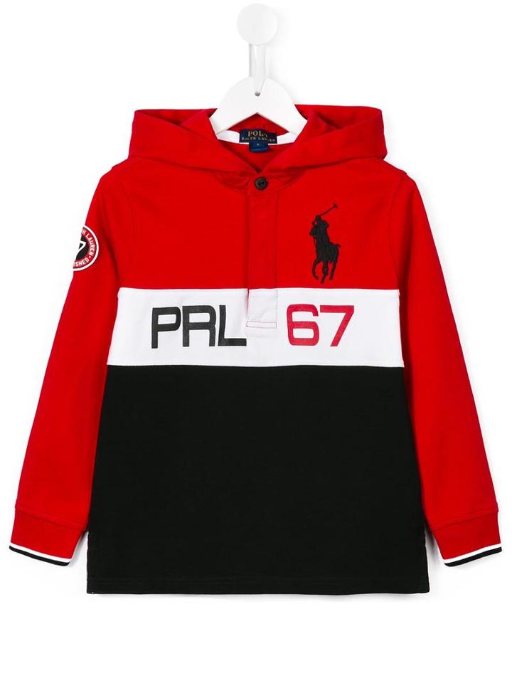 Ralph Lauren Kids Printed Hoodie, Toddler Boy's, Size: 2 Yrs, Red