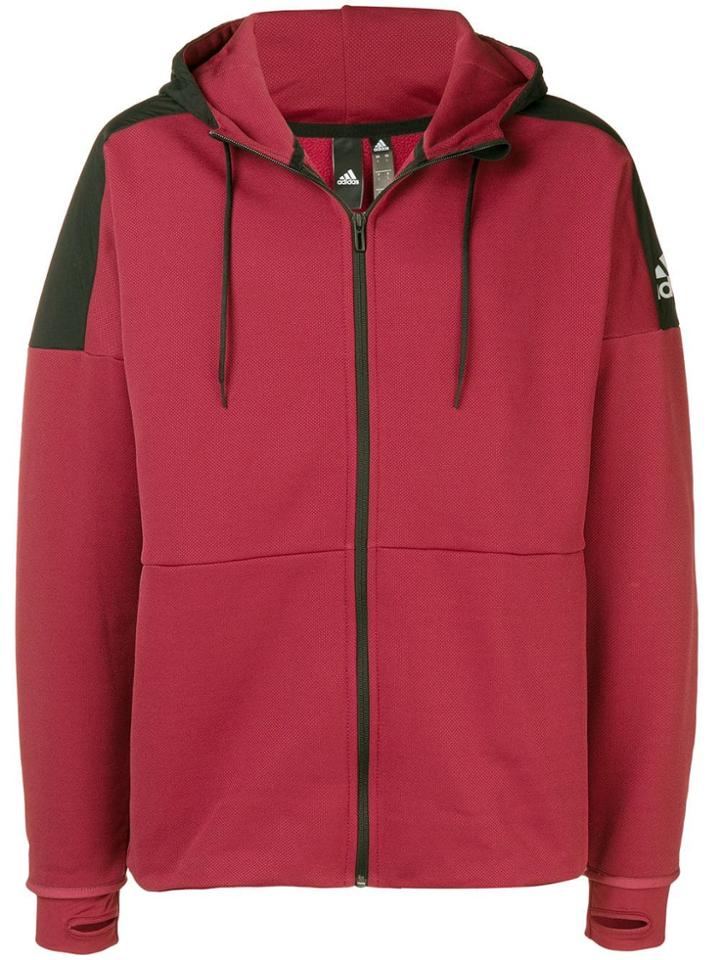 Adidas Climaheat Stadium Id Hooded Jacket - Red