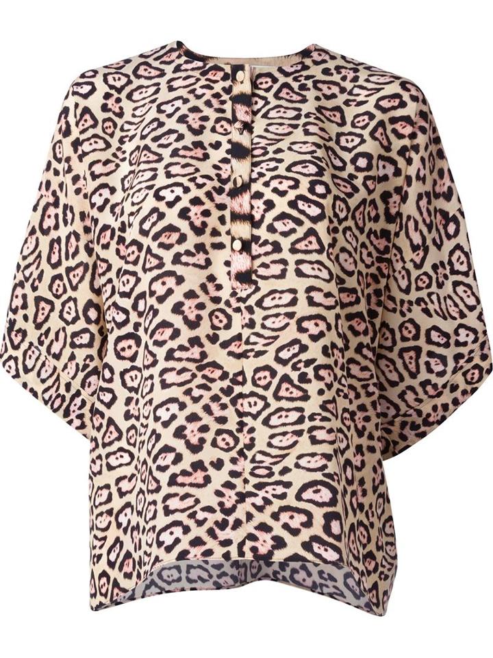 Givenchy Leopard Print Blouse