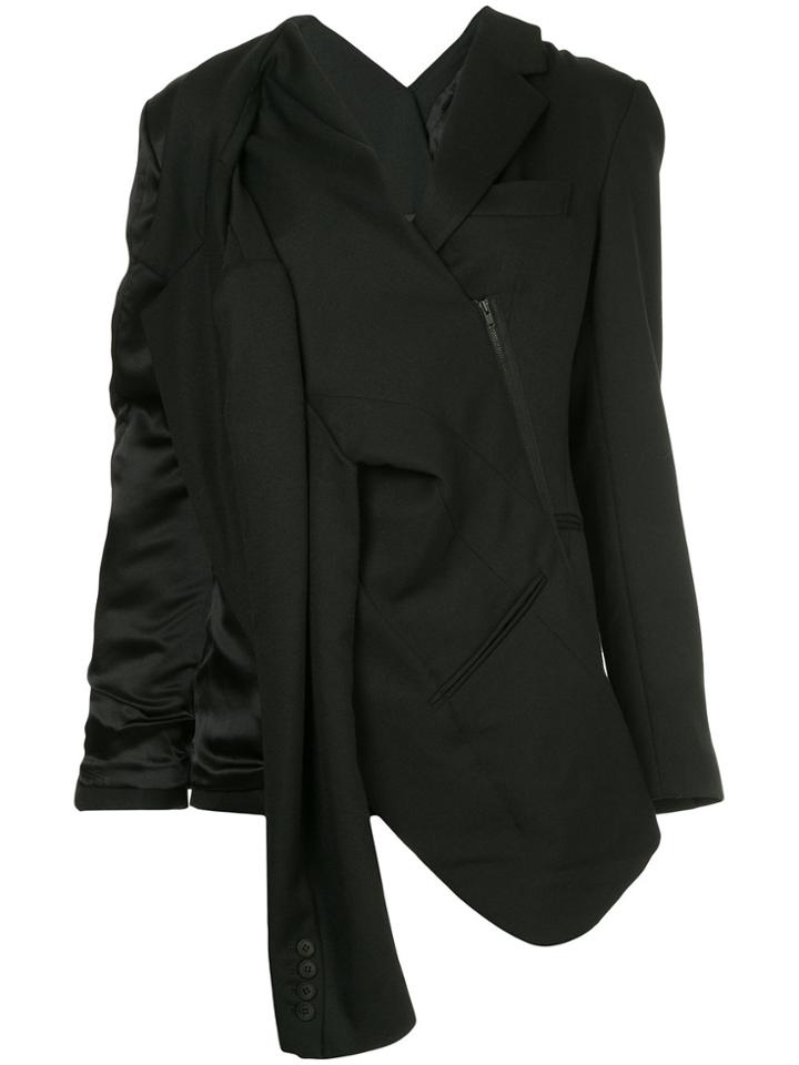 Moohong Extreme Deconstructed Blazer - Black