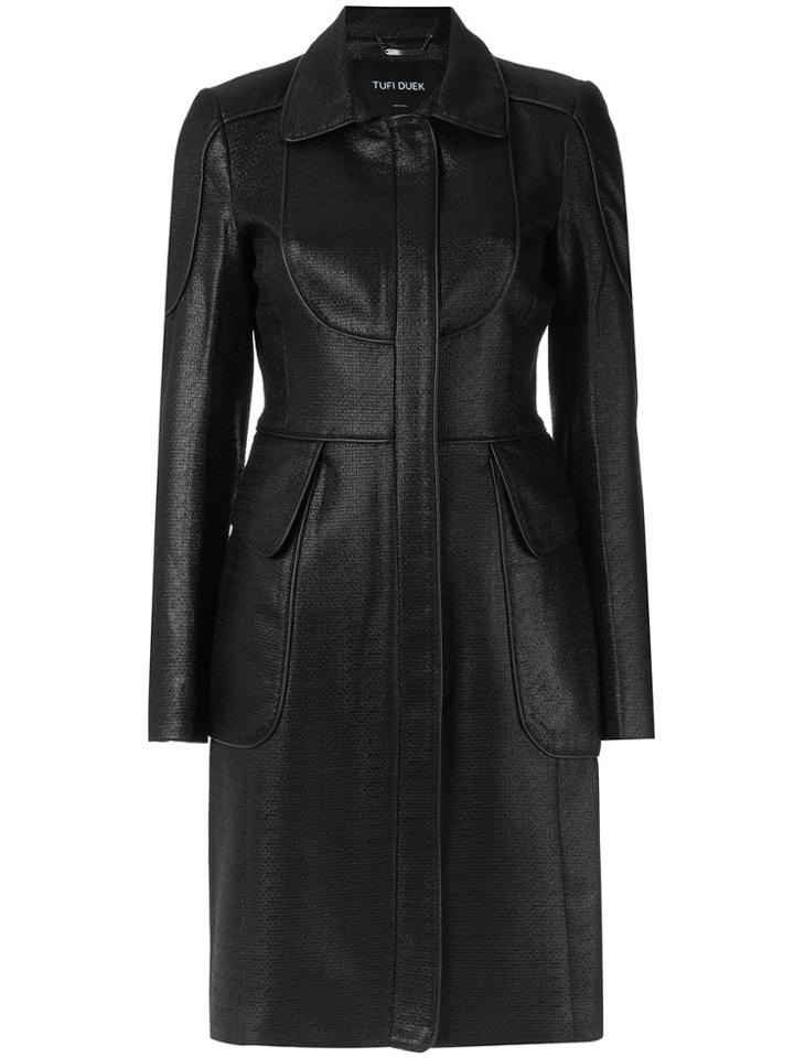 Tufi Duek Long Coat - Black
