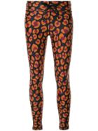 The Upside Leopard Print Leggings - Orange