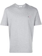 Ami Alexandre Mattiussi Small Logo T-shirt, Men's, Grey, Cotton
