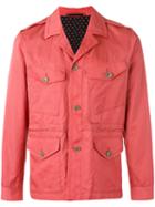 Cargo Pocket Shirt Jacket - Men - Cotton/cupro - M, Pink/purple, Cotton/cupro, Paul Smith